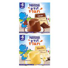 Bánh Flan cho bé 6 tháng trở lên Nestle P'tit Pháp vỉ 4 hộp (4x100g) – TIẾN  THÀNH BEAUTY