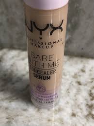 nyx bare with me concealer serum beige