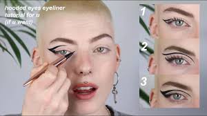 You might have 99 problems, but your liner the fix: How I Do My Eyeliner Ê– Hooded Eyes Youtube