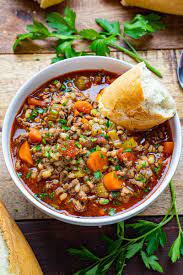 ground beef and barley soup closet
