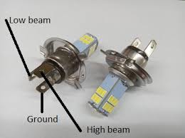 led headlight h4 base 6v 30 led bulb