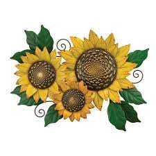 Triple Sunflower Wall Decor 13199