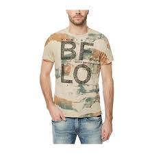 Buffalo David Bitton Mens Camo Graphic T Shirt Sablee Xl