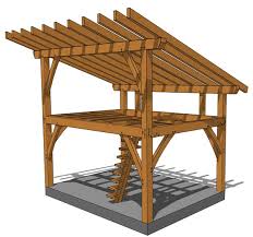 1216 Tiny Timber Frame House Plan