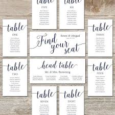 Dinner Table Seating Chart Template Dinner Seating Chart Template