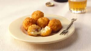 filled rice fritters recipe