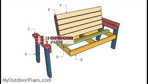2x4 garden bench plans myoutdoorplans