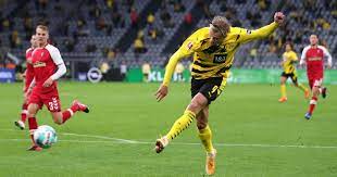 Haaland scored ten goals in only eight matches. The Reason Erling Haaland Can Become One Of The Best Strikers In History