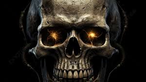 evil skull picture