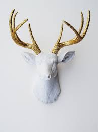 The Winston Stag Deer Head White