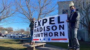 His current term ends on january 3, 2023. Demonstrators Gather Outside Rep Cawthorn S Office Calling For His Removal From Office Wlos