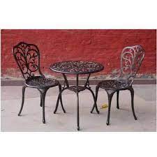 Wrought Iron 2 Chair 1 Table Furniture