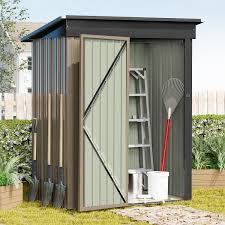 patio metal shed lockable garden shed