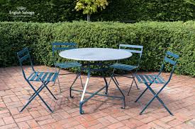 Bistro Flat Bar Garden Table 4 Chairs