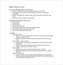 middle lesson plan template