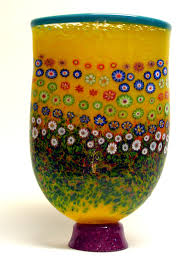 ingrid hanson art glass vase artful