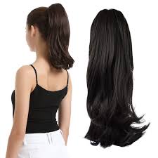Our mission is delivering quality hair products to our customers with repeat satisfaction. Barsdar 14 Inches Clip In Ponytail Hair Extensions Short Wavy Synthetic Hair Piece For Women 2 Natural Black Buy Online In South Africa At Desertcart