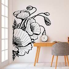 Poppy Flower Wall Sticker Wall Decal