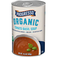 progresso organic tomato basil soup