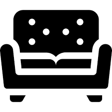 Sofa Basic Rounded Filled Icon