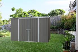 Choose from plastic sheds, metal and wood sheds, storage buildings and small outdoor storage that will help protect valued outdoor items. Absco Premier 10 Ft W X 10 Ft D Metal Storage Shed Reviews Wayfair