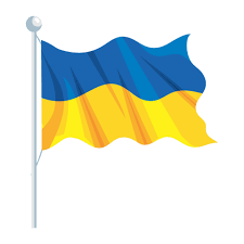 ukraine flag waving 11374874 Vector Art at Vecteezy