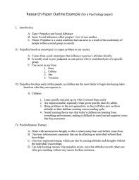 Mla Style Research Paper Sample Format Example Outline