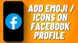 add emoji icons on facebook profile