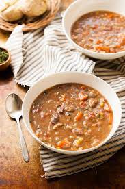Slow Cooker Beef Vegetable Barley Soup 2 The Kitchen Mccabe gambar png
