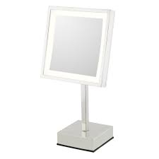 led lighted magnified makeup mirror