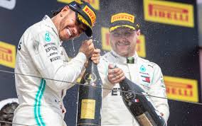 Lewis hamilton, 2.valtteri bottas & 3.charles leclerc. Dominant Lewis Hamilton Leads Valtteri Bottas To Mercedes 1 2 In French Grand Prix And Extends Championship Lead