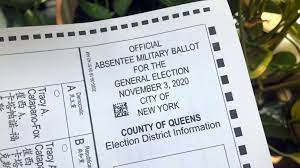 Vote early new york voters can also vote before election day. New York City Election Officials Scramble To Fix Printing Error On Absentee Ballots Sent To Voters Abc News