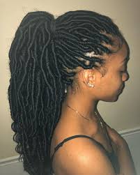 From the top fishbone dreadlock hairstyle. 40 Faux Locs Protective Hairstyles To Try With Full Guide Coils And Glory