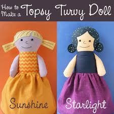 how to make a topsy turvy doll from any