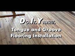 diy installing tongue and groove wood