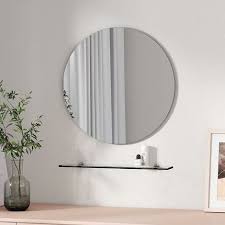 Emke Wall Mounted Round Mirror With