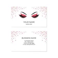 makeup artist business card images