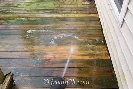 Take this time to clean both the deck itself and the surrounding landscape. Homemade Deck Cleaner The Best Inexpensive Non Toxic Diy Deck Cleaner Gardening From House To Home