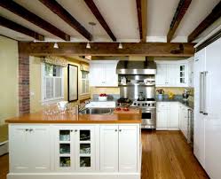 exposed ceiling beams creating a rustic