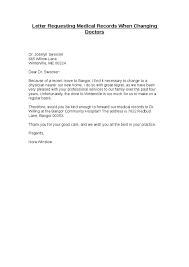Sample Letter Requesting Medical Records Business Request