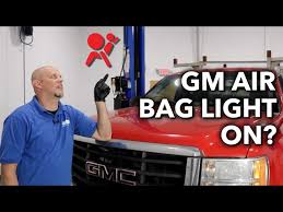 air bag light on gm truck how to fix