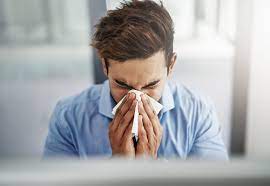 Influenza Is One Serious Business Stock Photo - Download Image Now - Cold And Flu, Sneezing, Men - iStock