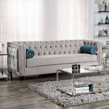 Regis Grey Sofa From Armen Living