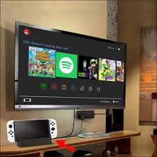 connect a switch to a tv without a dock