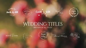 Easily drag and drop into your wedding video project in final cut pro. 50 Wedding Titles For Final Cut Apple Motion Videohive 24961453 Download Quick