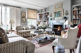 living rooms with mixed design styles