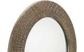 Round Moroccan Inspired Wall Mirror W80cm