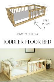 diy floor bed made from 2x4s dowels