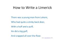 Poetry How To Write A Limerick