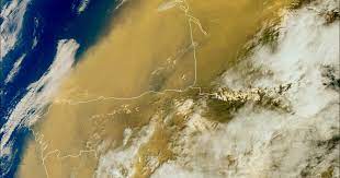 Imágenes muestran enorme nube de polvo del Sahara cubriendo Europa occidental | Independent Español